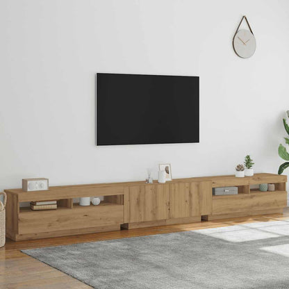 TV Cabinet | Artisan oak | Engineered wood | 300 x 35 x 40 cm