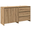 2 Piece Sideboard Artisan Oak Engineered Wood