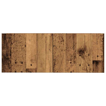 5 Piece TV Cabinet Set Wall-mounted Old Wood Engineered Wood