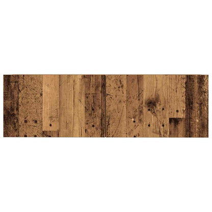 5 Piece TV Cabinet Set Wall-mounted Old Wood Engineered Wood