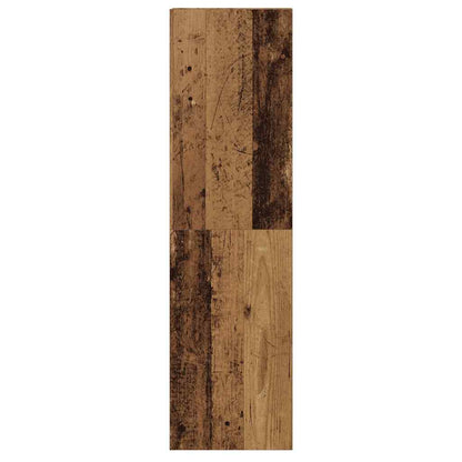 5 Piece TV Cabinet Set Wall-mounted Old Wood Engineered Wood