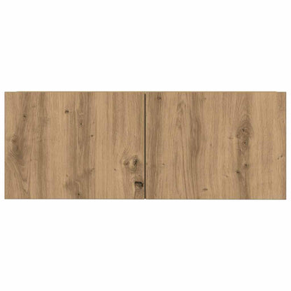 7 Piece TV Cabinet Set Wall-mounted Artisan Oak