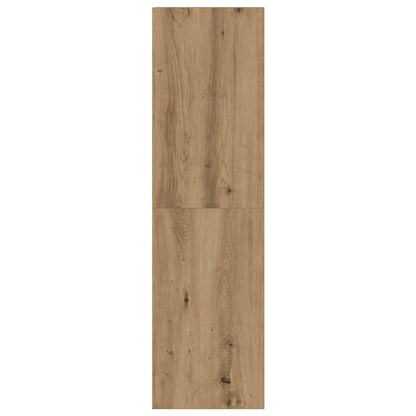 7 Piece TV Cabinet Set Wall-mounted Artisan Oak Engineered Wood