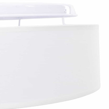 Ceiling Lamp with Spotlights White 38 x 38 x 13.5 cm Fabric