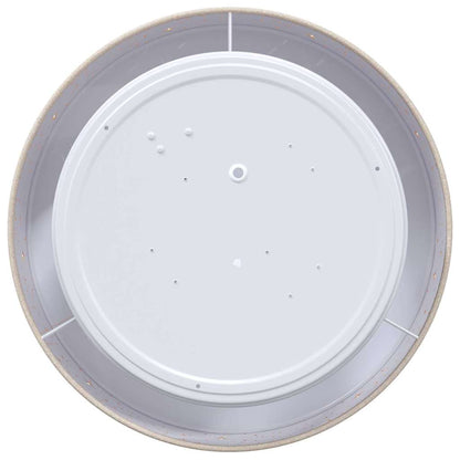 Ceiling Lamp with Spotlights Taupe 30 x 30 x 13.5 cm Fabric