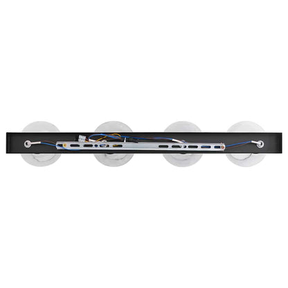 Ceiling Spotlight Black 73.5 x 13 x 26 cm Glass and Metal