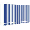 Awning Replacement Fabric Blue and white 400 x 200 cm Canvas