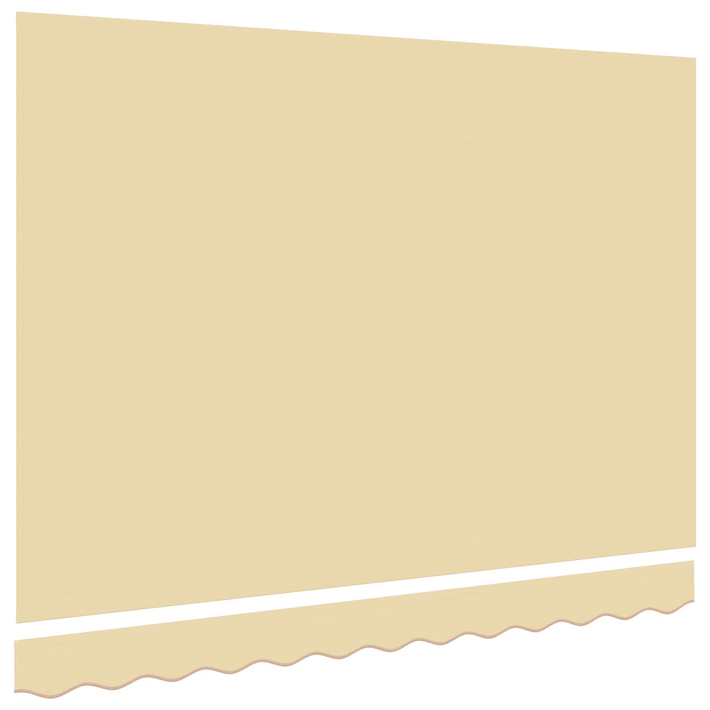 Awning Canopy Replacement for 3.5x2 m Cream Polyester
