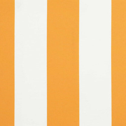 Awning Replacement Fabric Yellow and White 3.5 x 2 m Polyester