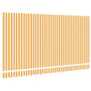 Awning Replacement Fabric Yellow and white 400 x 200 cm Canvas