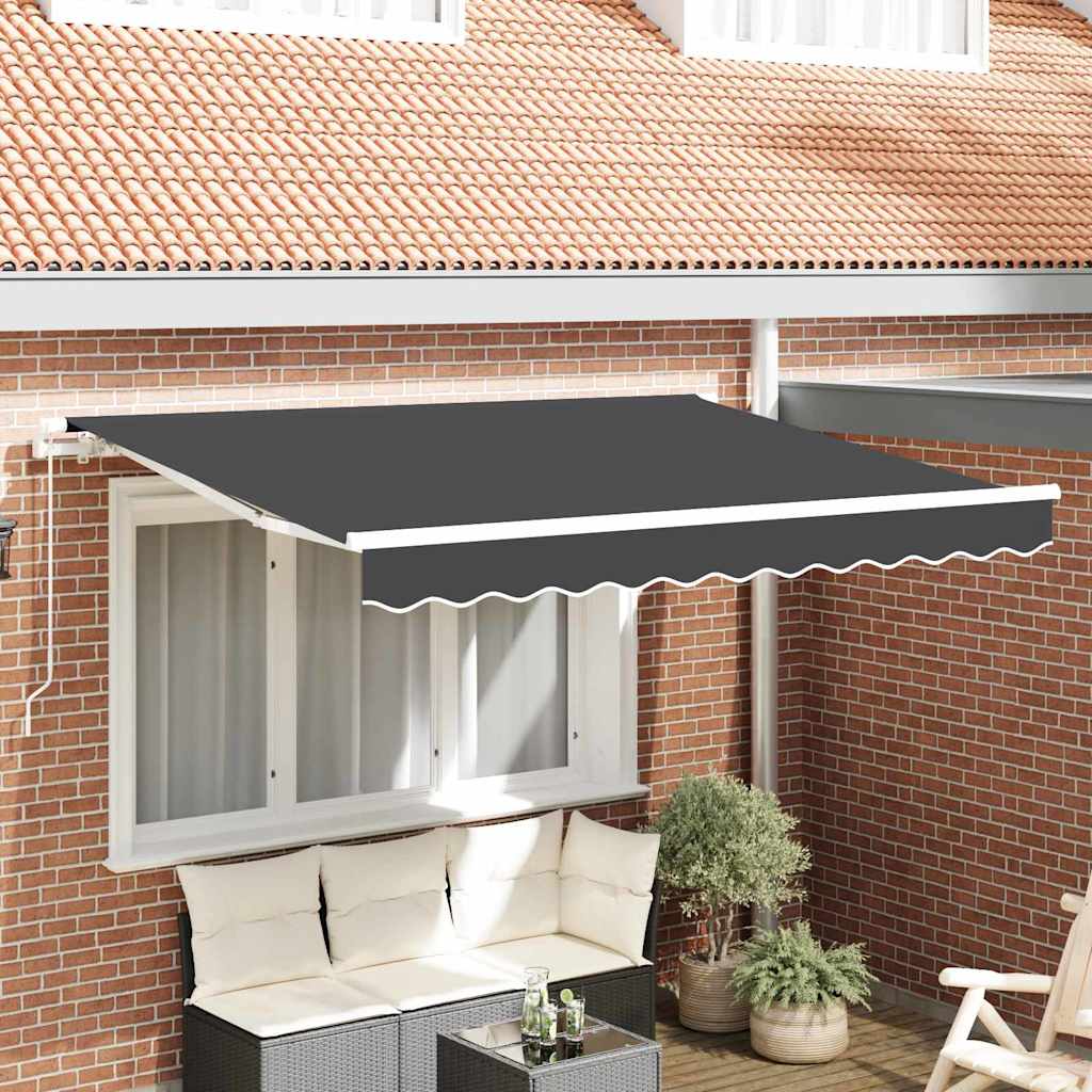 Awning Replacement Fabric Anthracite 3.5 x 2 m Polyester