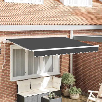 Awning Replacement Fabric Anthracite 3.5 x 2 m Polyester