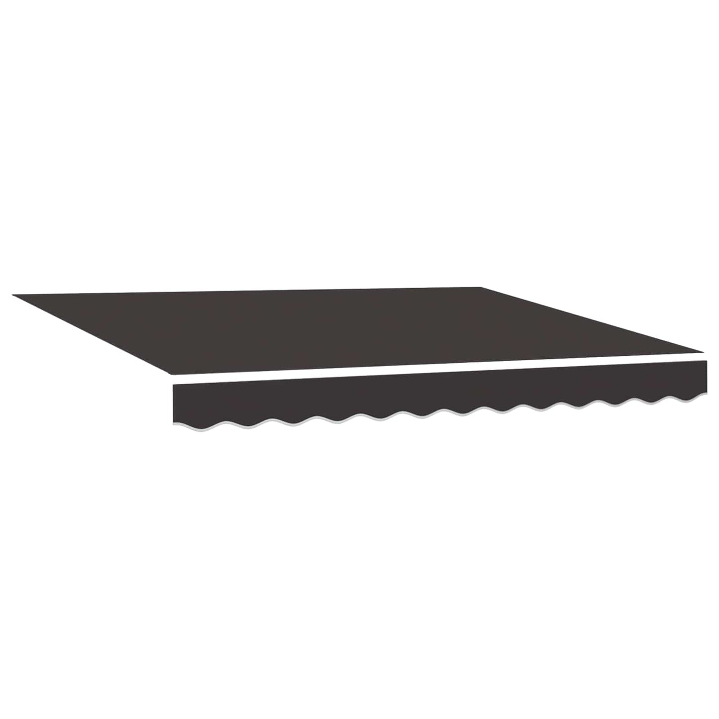 Awning Canopy Replacement for 3.5x2 m Anthracite Polyester