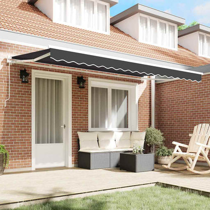 Awning Replacement Fabric Anthracite 4 x 2 m Polyester