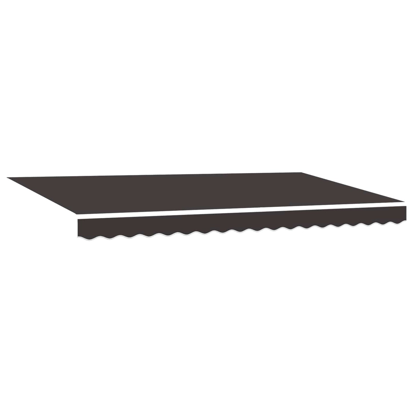 Awning Canopy Replacement for 4x2 m Anthracite Polyester