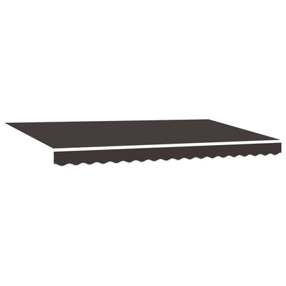 Awning Canopy Replacement for 4x2 m Anthracite Polyester