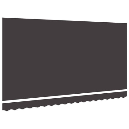 Awning Canopy Replacement for 4x2 m Anthracite Polyester