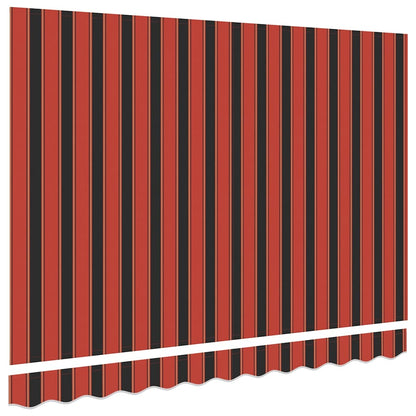 Awning Replacement Fabric Orange and Brown 3 x 2 m Polyester