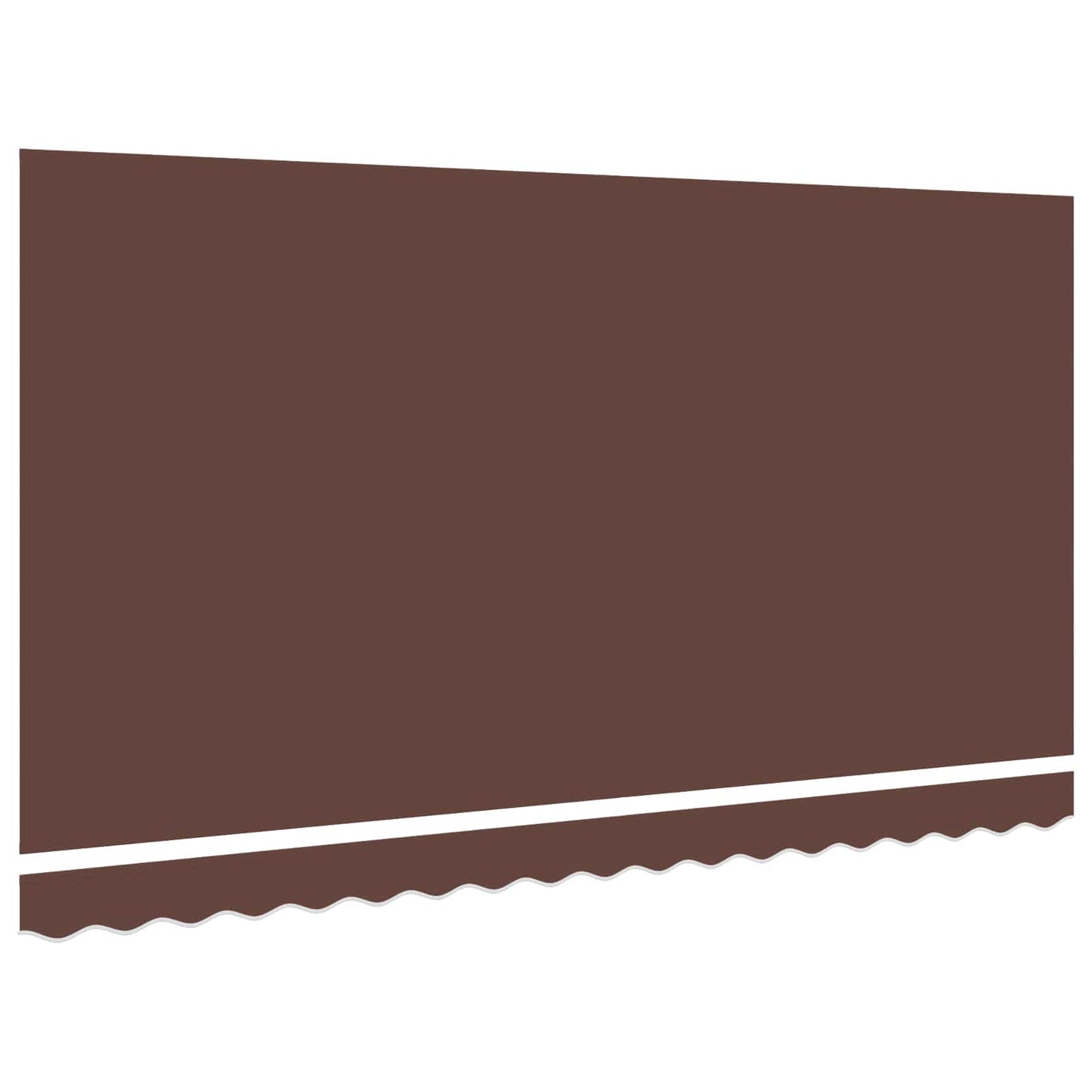 Awning Canopy Replacement for 4x2 m Brown Polyester