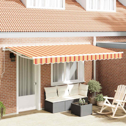 Awning Replacement Fabric Yellow and Orange 380 x 195 cm