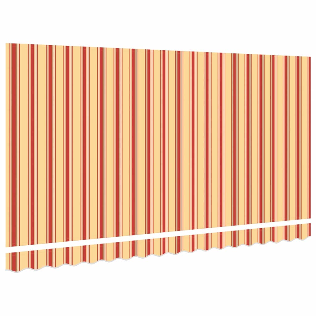 Awning Replacement Fabric Yellow and Orange 380 x 195 cm