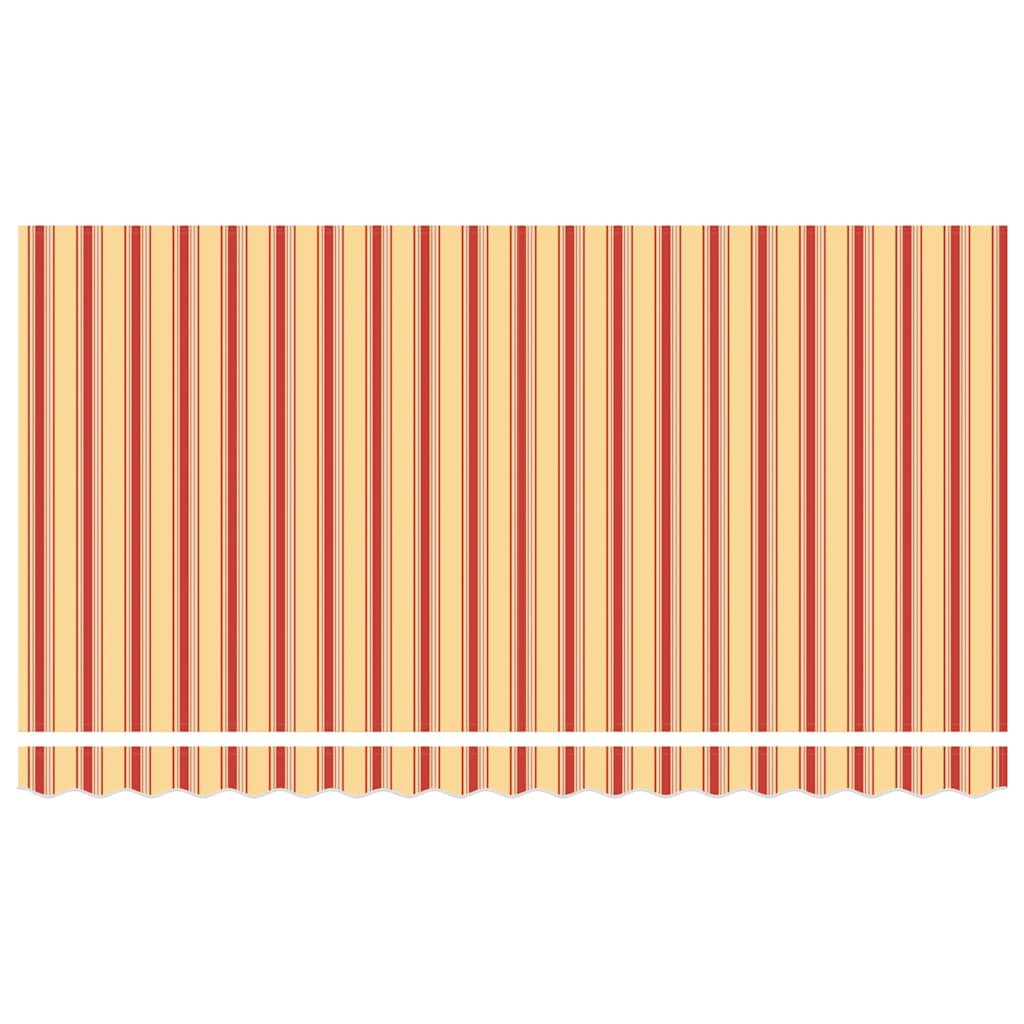 Awning Replacement Fabric Yellow and Orange 380 x 195 cm