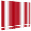 Awning Replacement Fabric Red and white 350 x 200 cm Canvas