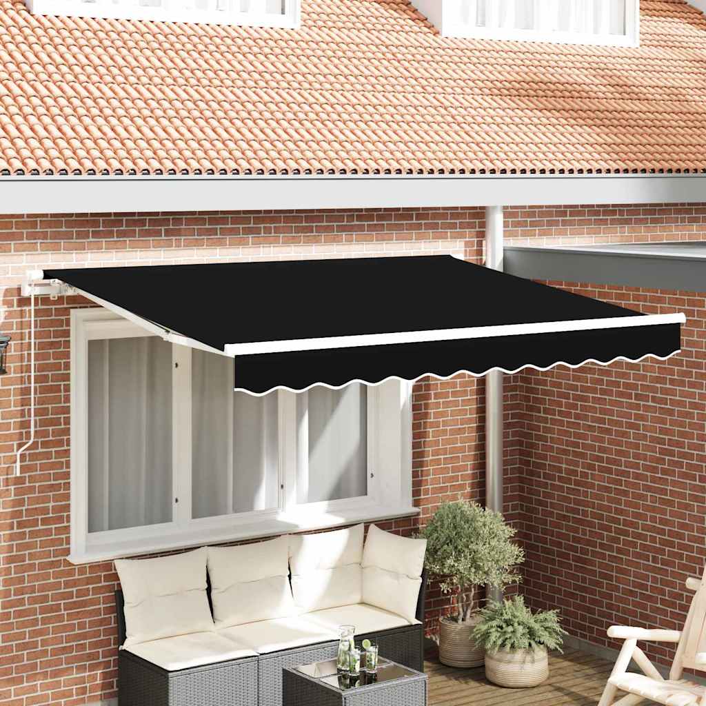 Awning Replacement Fabric Black 3 x 2.5 m Polyester