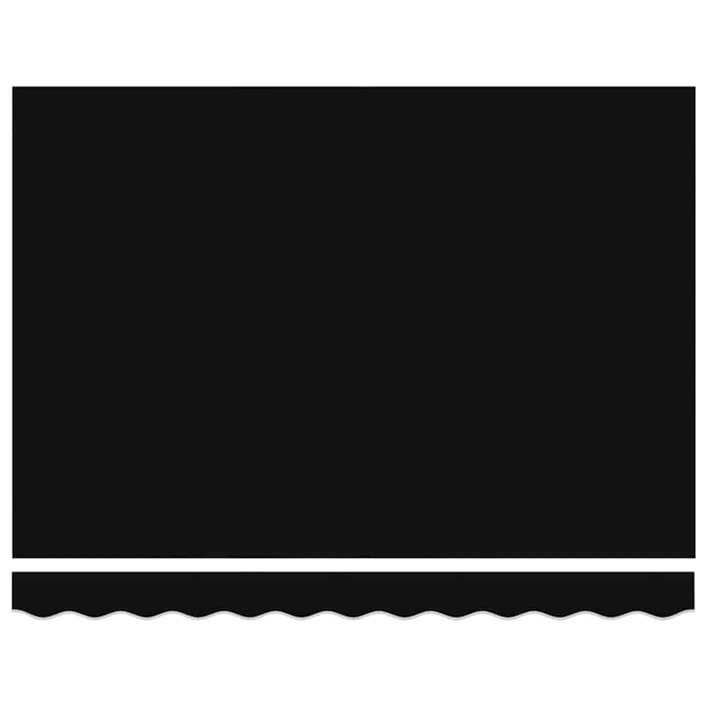 Awning Replacement Fabric Black 3 x 2.5 m Polyester