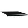 Awning Replacement Fabric Black 400 x 350 cm Canvas