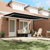 Awning Replacement Fabric Black 450 x 300 cm Canvas