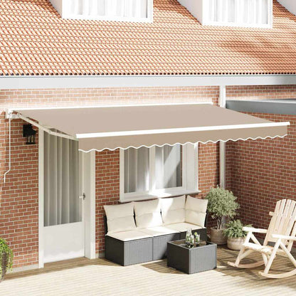 Awning Replacement Fabric Beige 4 x 2 m Polyester