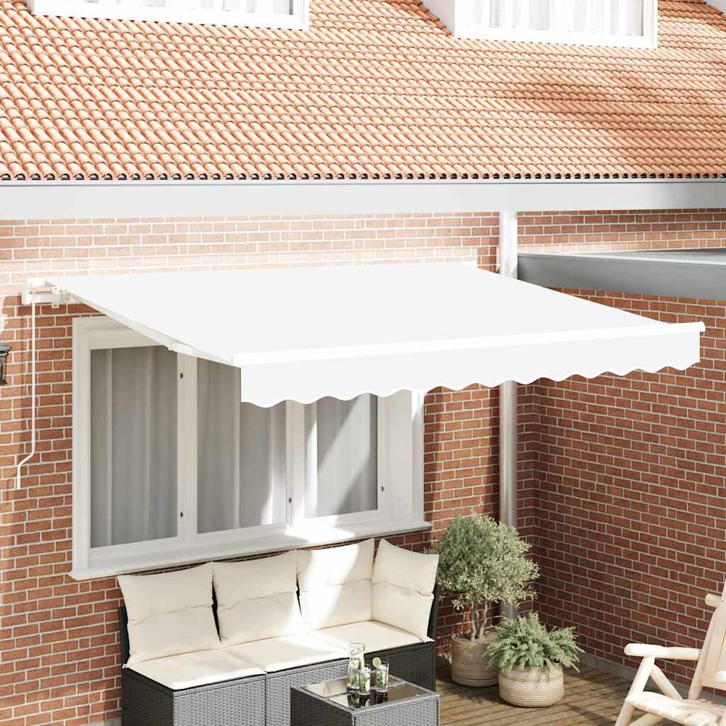Awning Replacement Fabric White 2.5 x 2 m Polyester