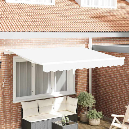 Awning Replacement Fabric White 2.5 x 2 m Polyester