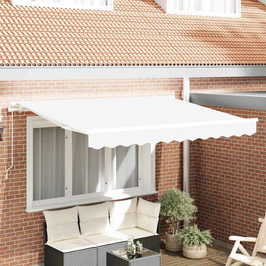 Awning Canopy Replacement for 3x2.5 m White Polyester