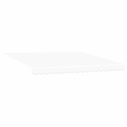 Awning Replacement Fabric White 4 x 3.5 m Polyester