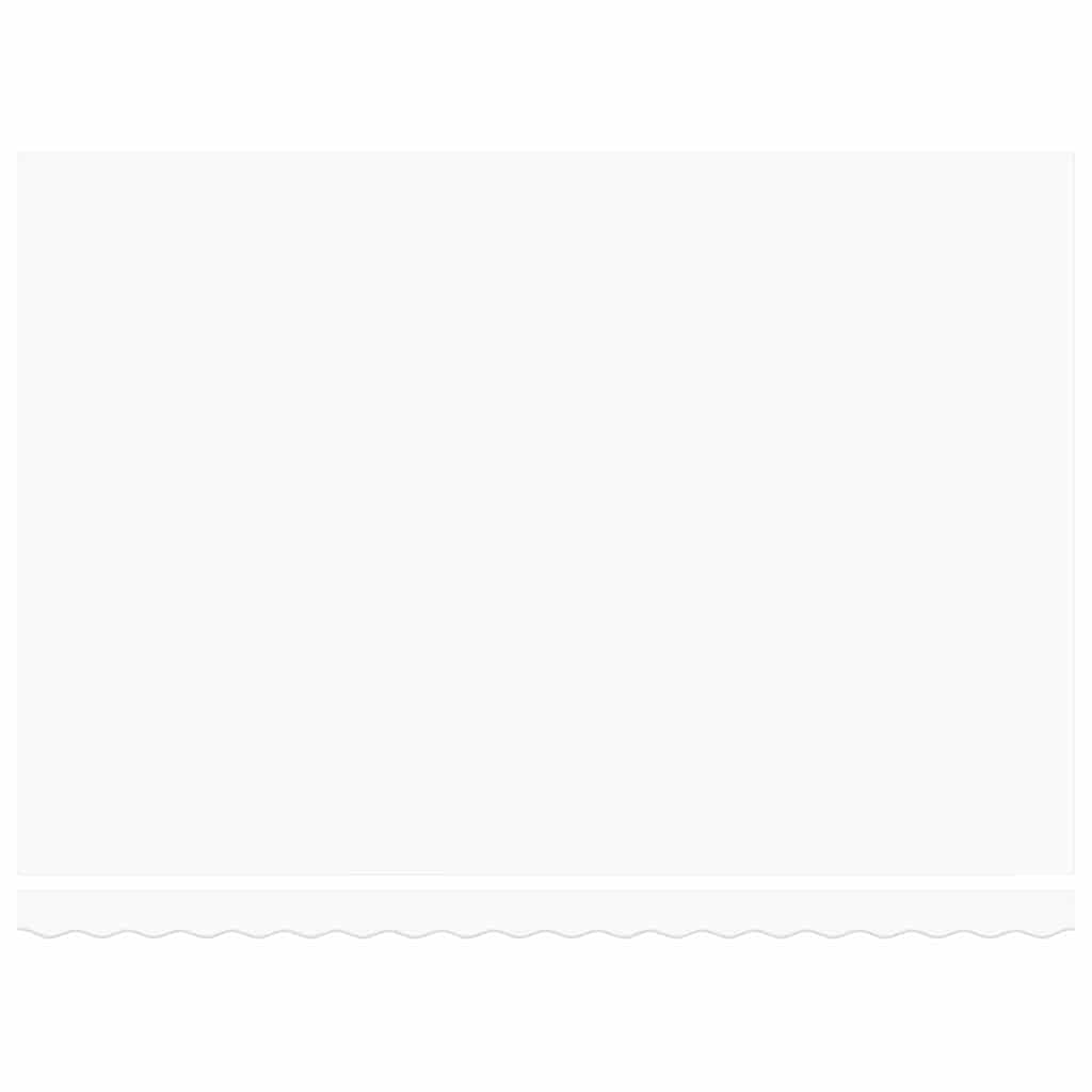 Awning Replacement Fabric White 4.5 x 3 m Polyester