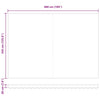 Awning Replacement Fabric White 500 x 350 cm Canvas