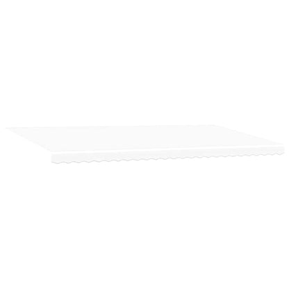 Awning Replacement Fabric White 6 x 3 m Polyester
