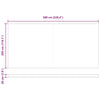 Awning Replacement Fabric White 600 x 300 cm Canvas