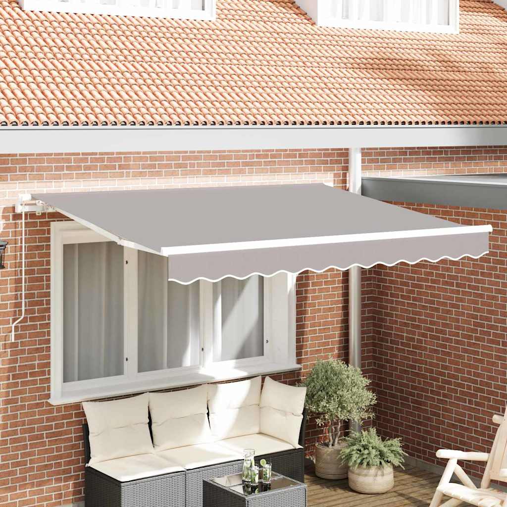 Awning Replacement Fabric Light Grey 3.5 x 2 m Polyester
