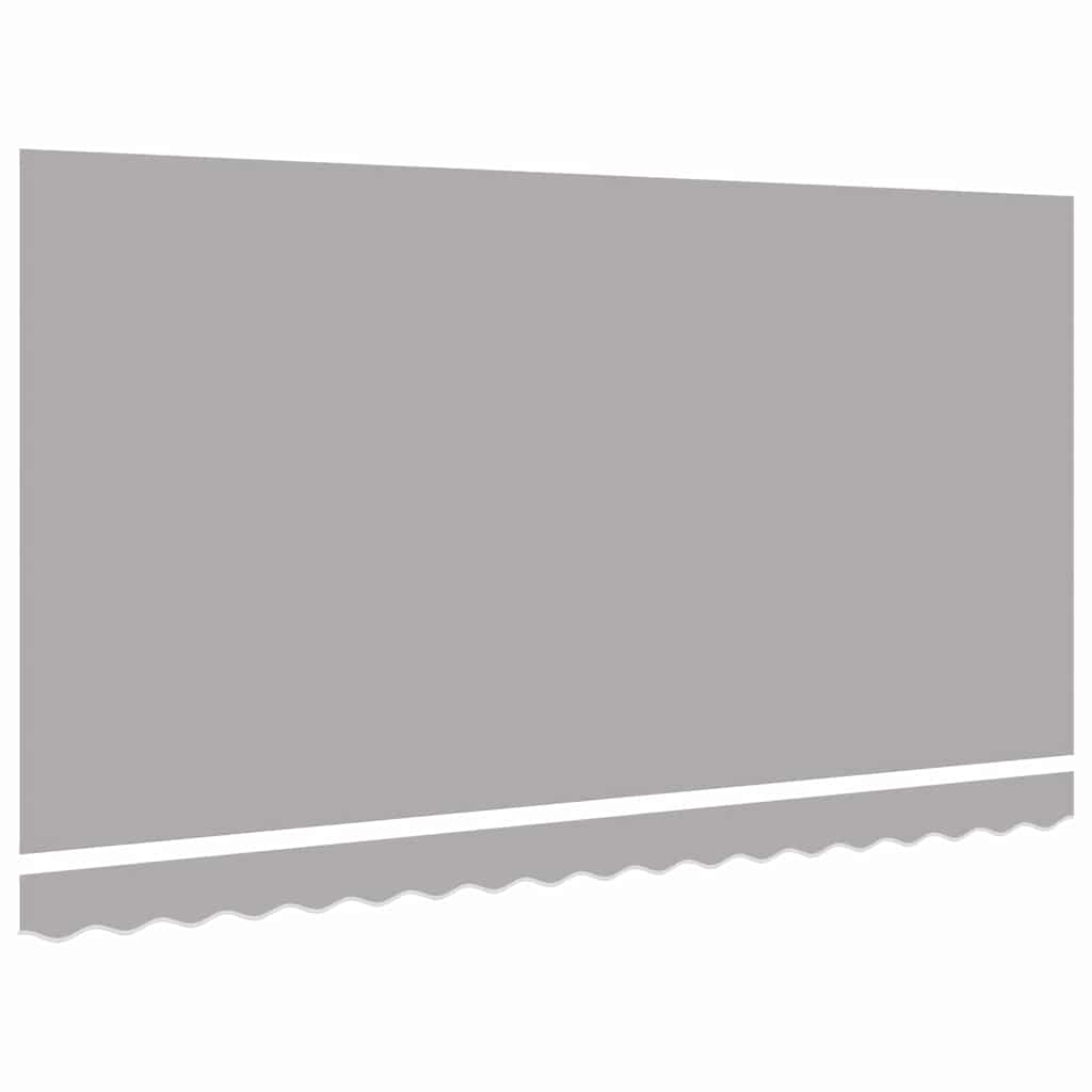 Awning Replacement Fabric Light Grey 4 x 2 m Polyester