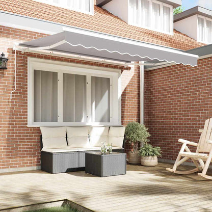 Awning Replacement Fabric Light Grey 3 x 2.5 m Polyester