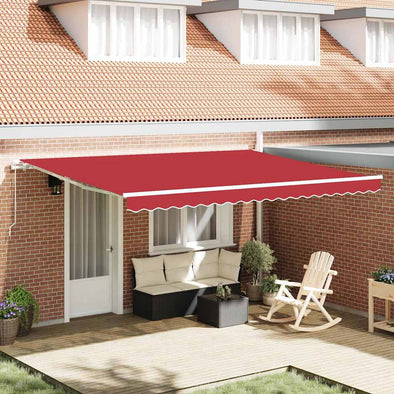 Awning Replacement Fabric Red 450 x 300 cm Canvas