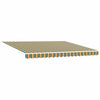 Awning Replacement Fabric Green and yellow 400 x 300 cm Canvas