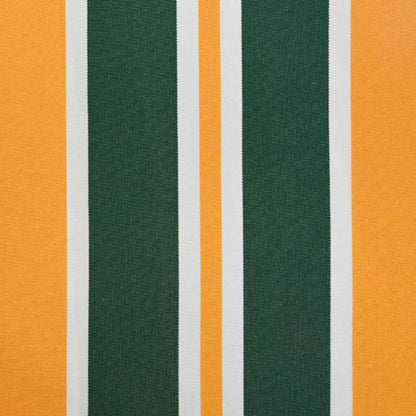 Awning Canopy Replacement for 6x3.5 m Green & Yellow Stripe