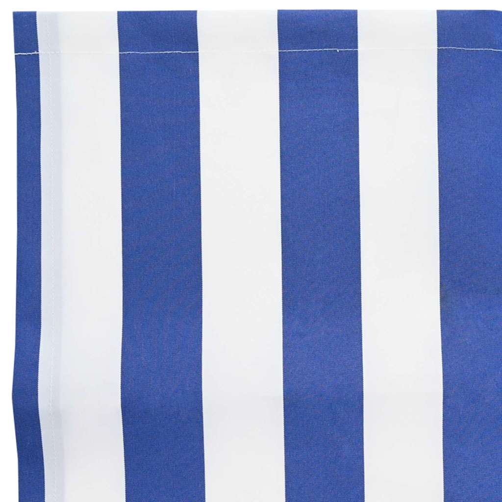 Awning Valance Replacement Blue and White 2.5 m Polyester