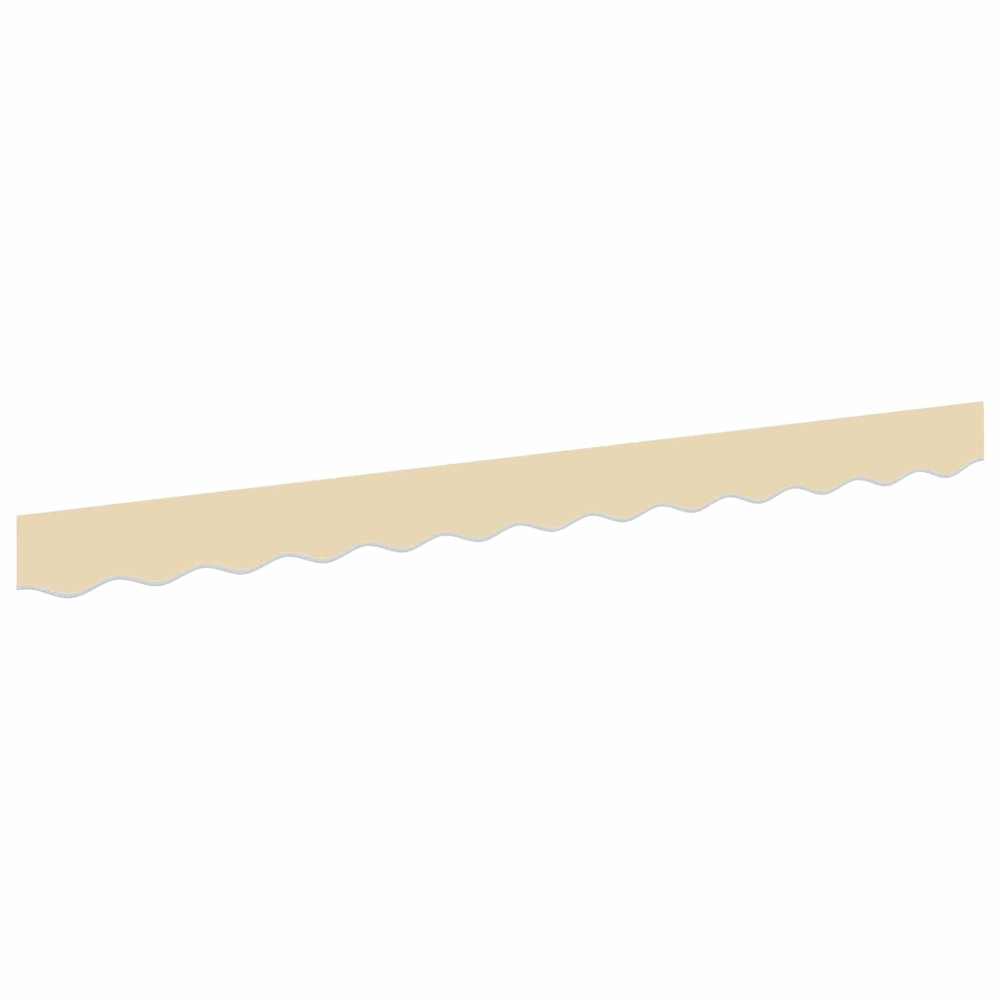 Awning Valance Replacement for 2.5 m Cream Polyester