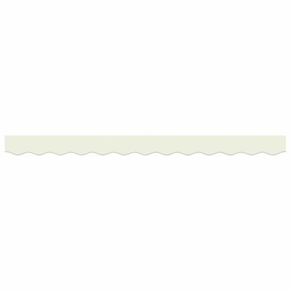 Awning Valance Replacement Cream Stripe 2.5 m Polyester