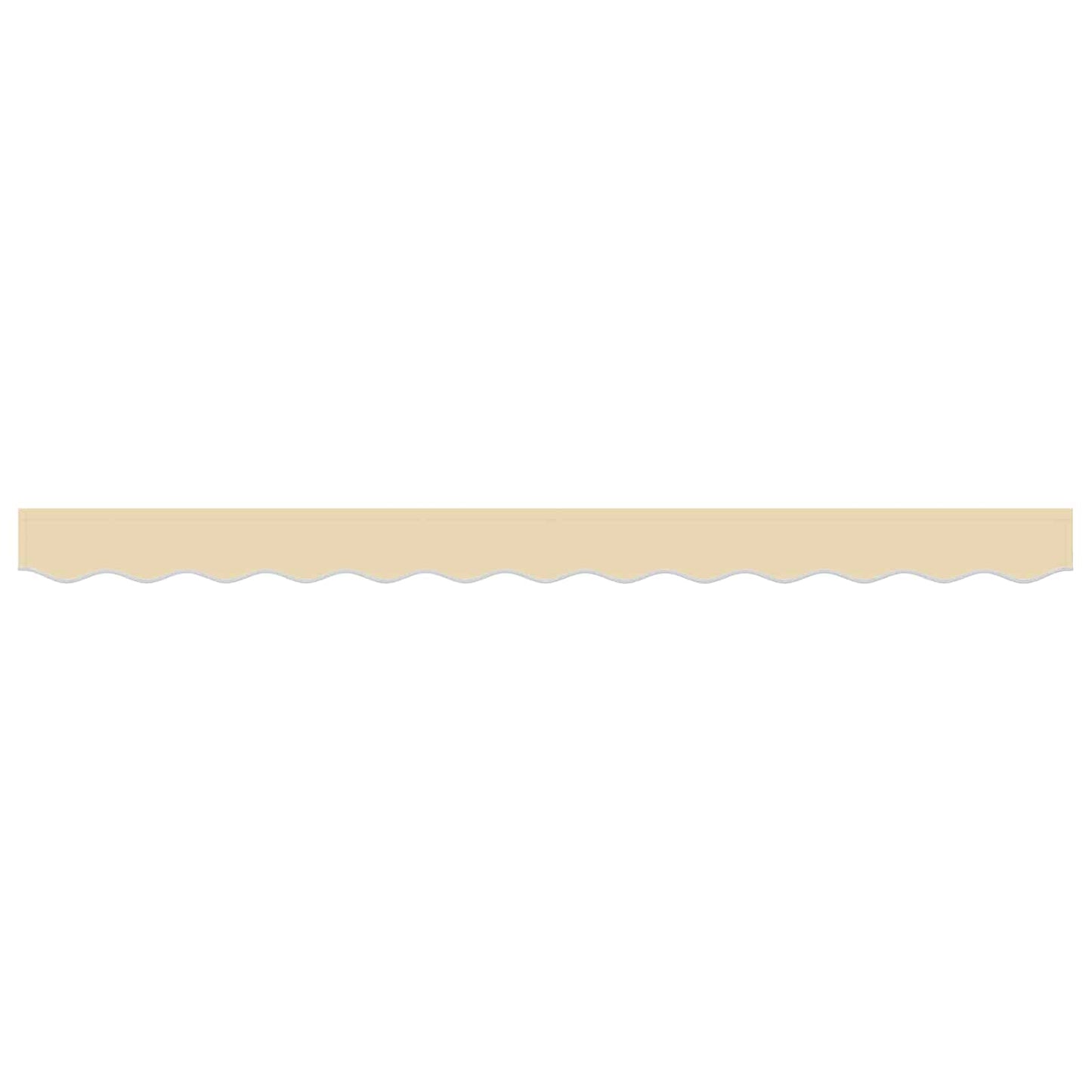 Awning Valance Replacement for 2.5 m Cream Polyester